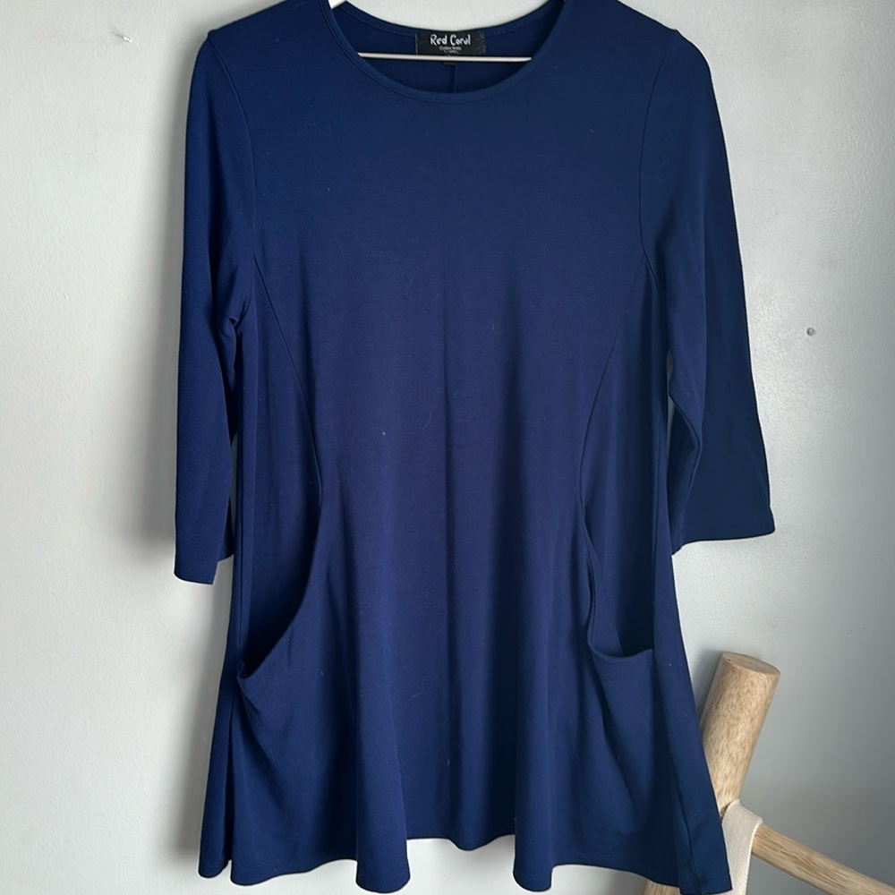 Red Coral tunic Size L
